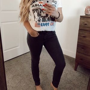 Articles of society grey zipper ankle denim